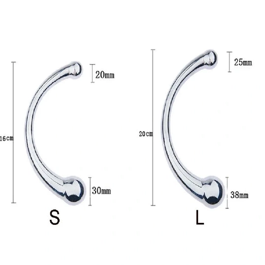 Anal Stainless Elegant 5858 Ended Hook Steel Double 0804